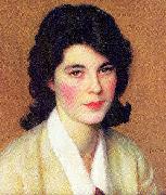 Paxton, William McGregor Portrait of Enid Hallin oil painting artist